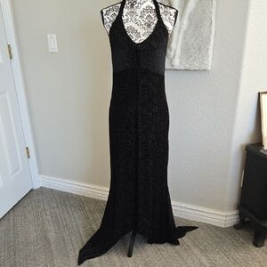 Killstar Gothic Black Backless Dress